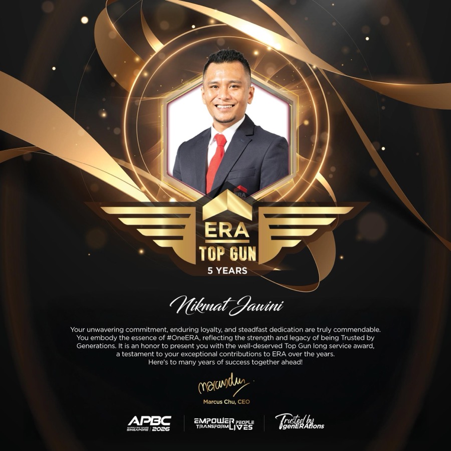 ERA Top Gun — 5 Years long service, Nikmat Jawini